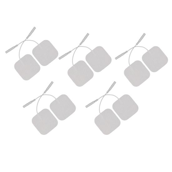 Yousheng 10Pcs/Set Electrode Pads Self-Adhesive Releasing Fatigue with Pinhole Physiotherapeutic Patches Replacement Tens Massagers Pads for Massage