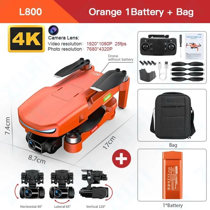 LYZRC L800 PRO 2 Professional Drone 4K HD Camera GPS 5G WIFI 3-axis Anti-shake Gimbal Brushless Motor Obstacle Avoidance Drone