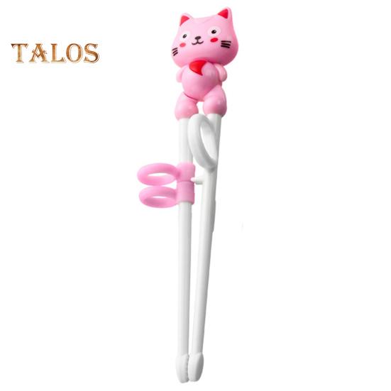 2 Paia Bacchette per Bambini Facili da Usare Riutilizzabili Educative Bacchette Carine a Forma di Animali Bacchette da Allenamento per Bambini