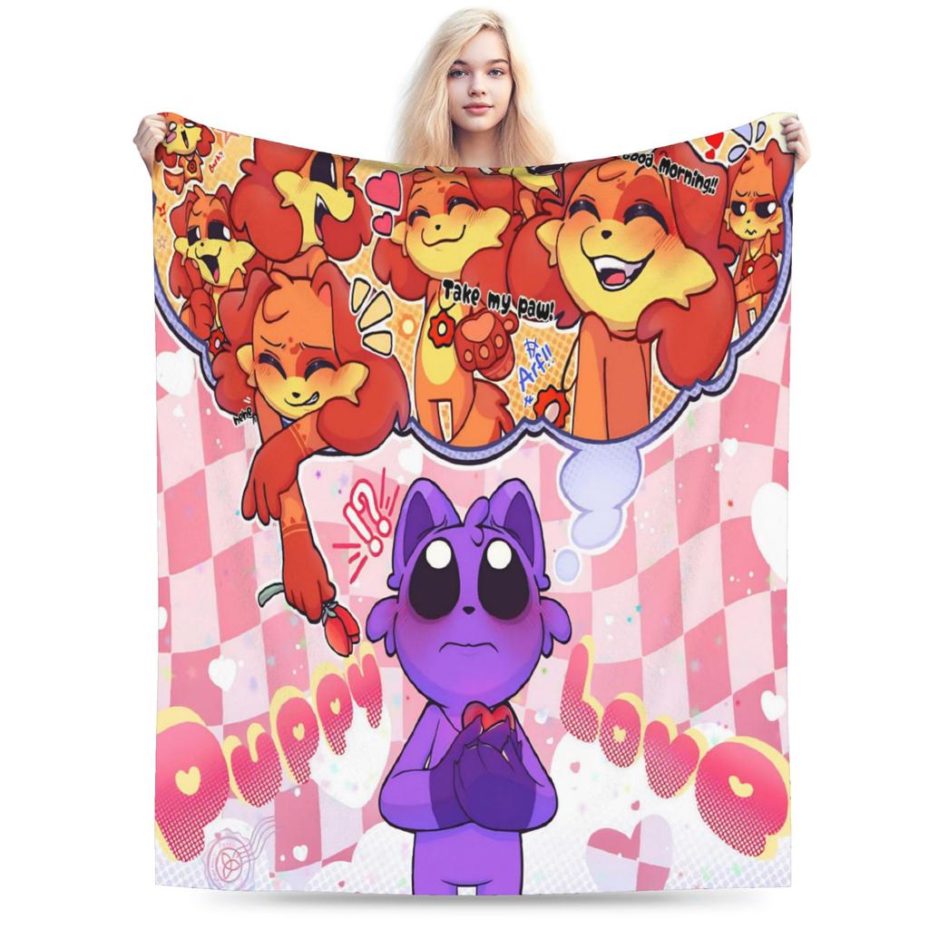 Catnaps Dogdays Plush Blanket Girls Boys Flannel Bedding Throws For Home Decor Soft Customized Quality Bedspread Gift Idea