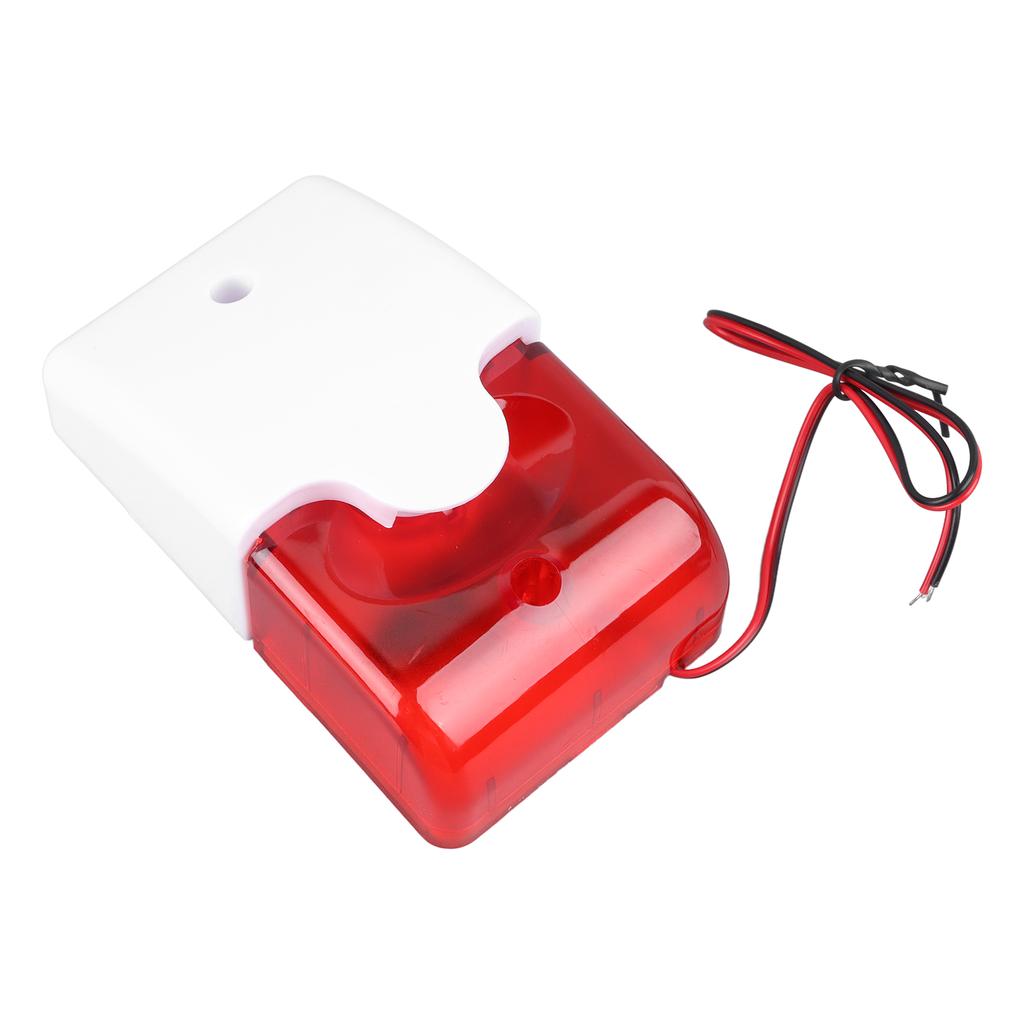 Wired Alarm Strobe Flashing Light 220V Horn Flash Sound Siren for Home Security Alarm System