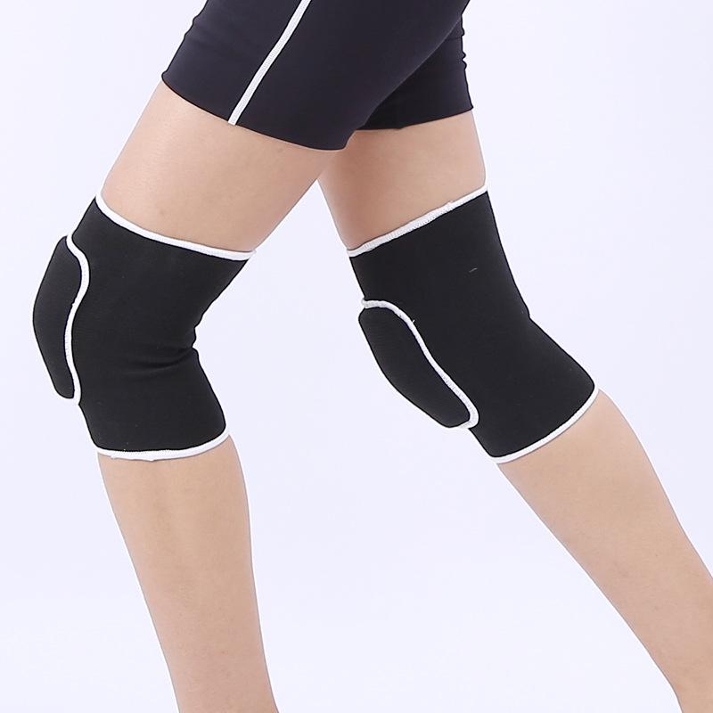 Premium Polyester-Cotton Adult Sports Knee Pads with Anti-Collision Sponge