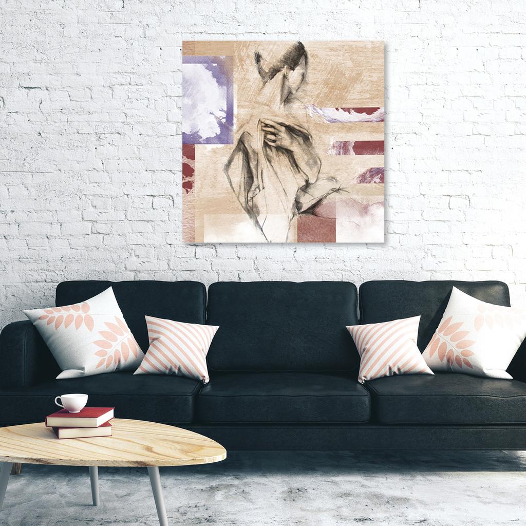 Obraz Abstraktní žena béžová