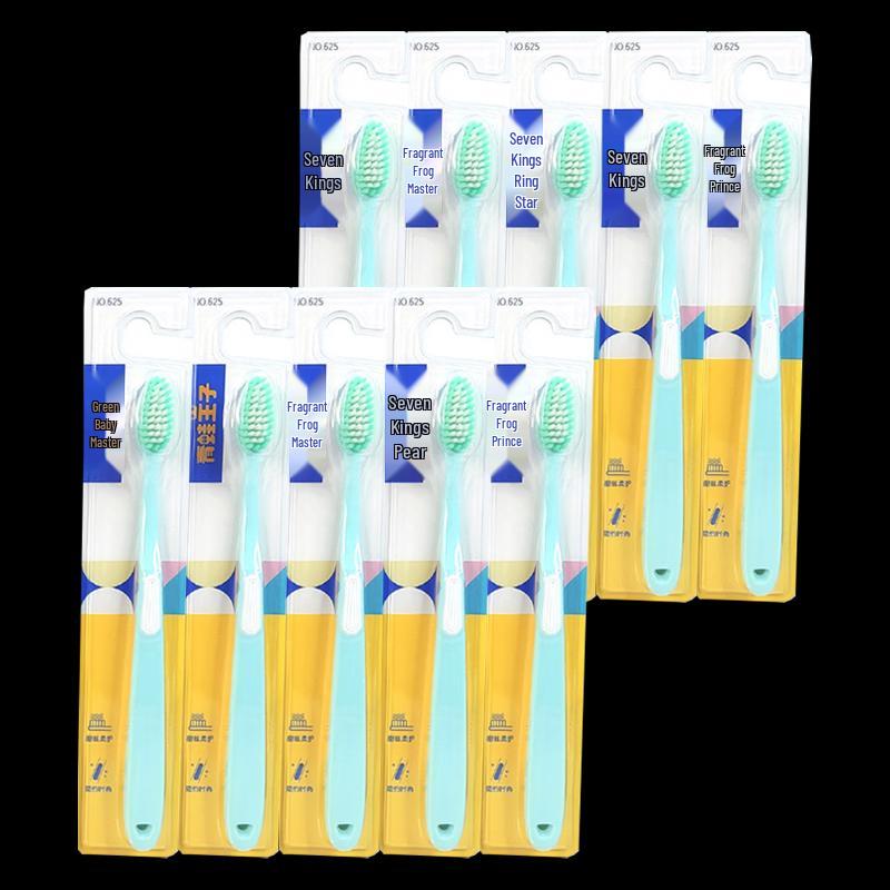 Frog Prince Wonderful 625 Soft Bristle Toothbrushes 10-Pack