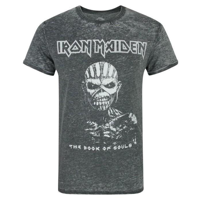 Felpa Con Cappuccio Iron Maiden The Book Of Souls - Uomo, Nero, Taglia L