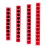 6.35mm Bit Holder 10 Hole 1/4 Holder Screwdriver Storage Box Hex Shank Screwdriver Plastic Screwdriver Storage Screwdriver Bit