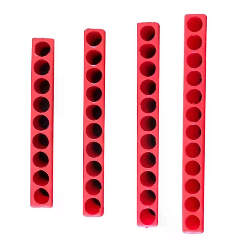 6.35mm Bit Holder 10 Hole 1/4 Holder Screwdriver Storage Box Hex Shank Screwdriver Plastic Screwdriver Storage Screwdriver Bit
