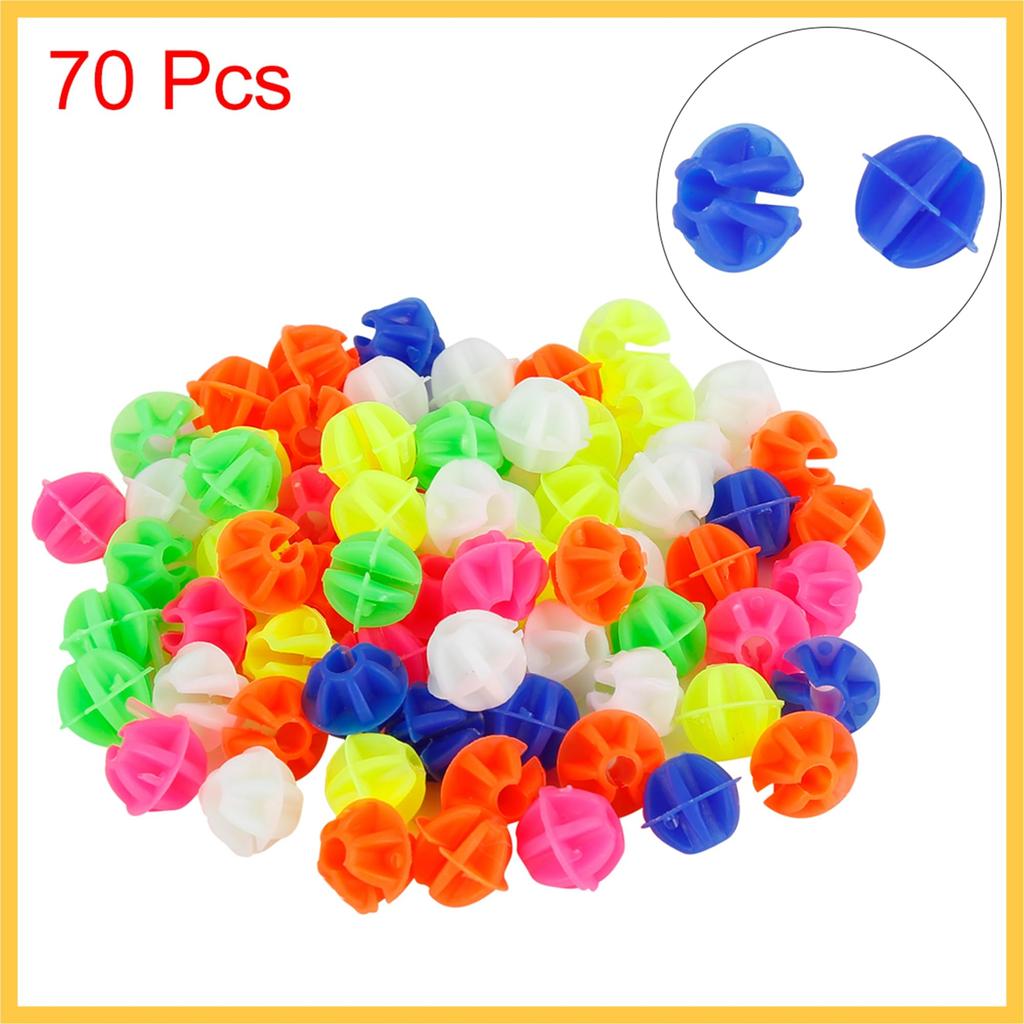 BULLSPANN Bicycle Wheel Spoke Bead Decoration Round Plastic Bead Clip