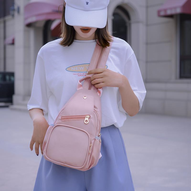 Women Bag   Chest Bag Female Oxford Bag Wild Messenger Bag Fashion One Shoulder Chest Bag Casual Crossbody Pack for Women