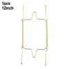 Sturdy Wall Display Invisible Dish Hanger Adjustable Plate Holder Set of 1/5