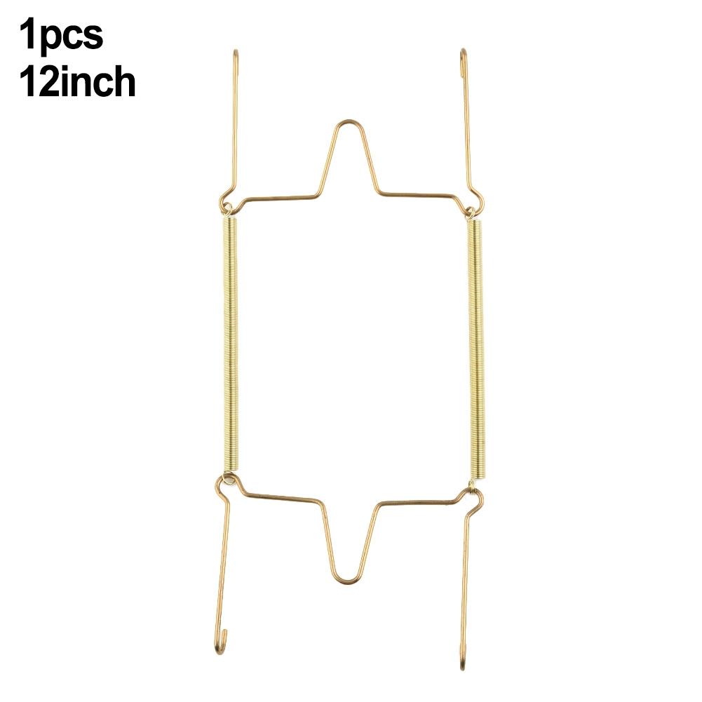 Sturdy Wall Display Invisible Dish Hanger Adjustable Plate Holder Set of 1/5