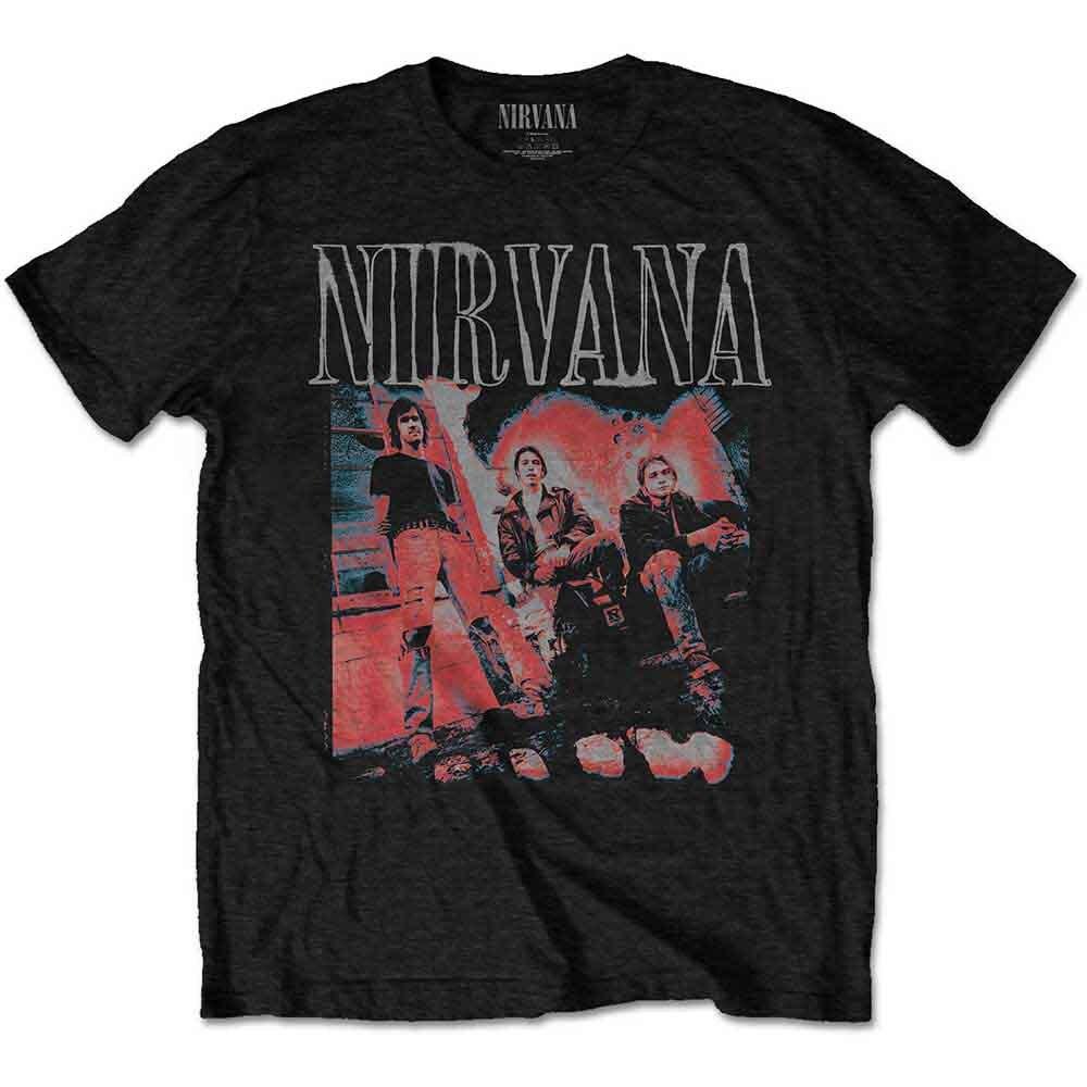 Nirvana Kris Standing T-Shirt Black New Unisex T-Shirt M