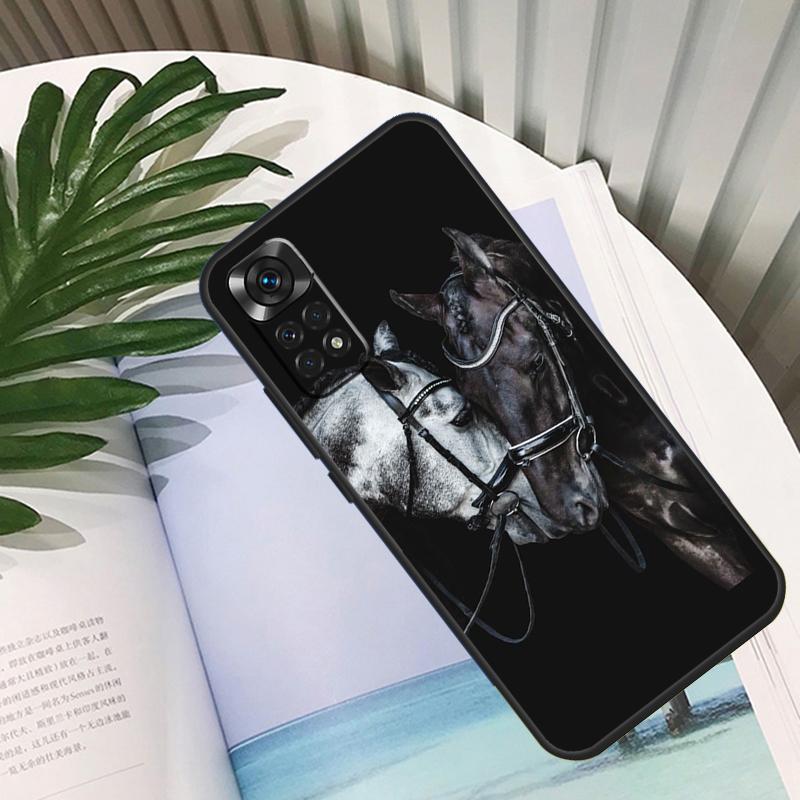 Domineering Cool Horse Funda For Xiaomi Redmi Note 14 10 11 12 13 15 Pro Plus Case For Redmi 15 15C 14C 12C 10C 13C
