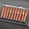 10pcs 45×8.8mm Premium Welder Contact Tips 45x8.8mm Copper Precisions Hole High Precisions Welding Contact Tips