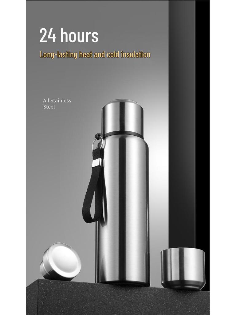 316 Stainless Steel Insulated Travel Flask - Large Capacity & Portable for Outdoor Use