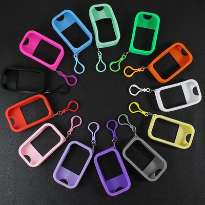 New 50ml Spray Sanitizing Spray Scented Vegan Hand Sanitizer with Keychain Perfume Alcohol Water Empty Refillable Bottle Travel