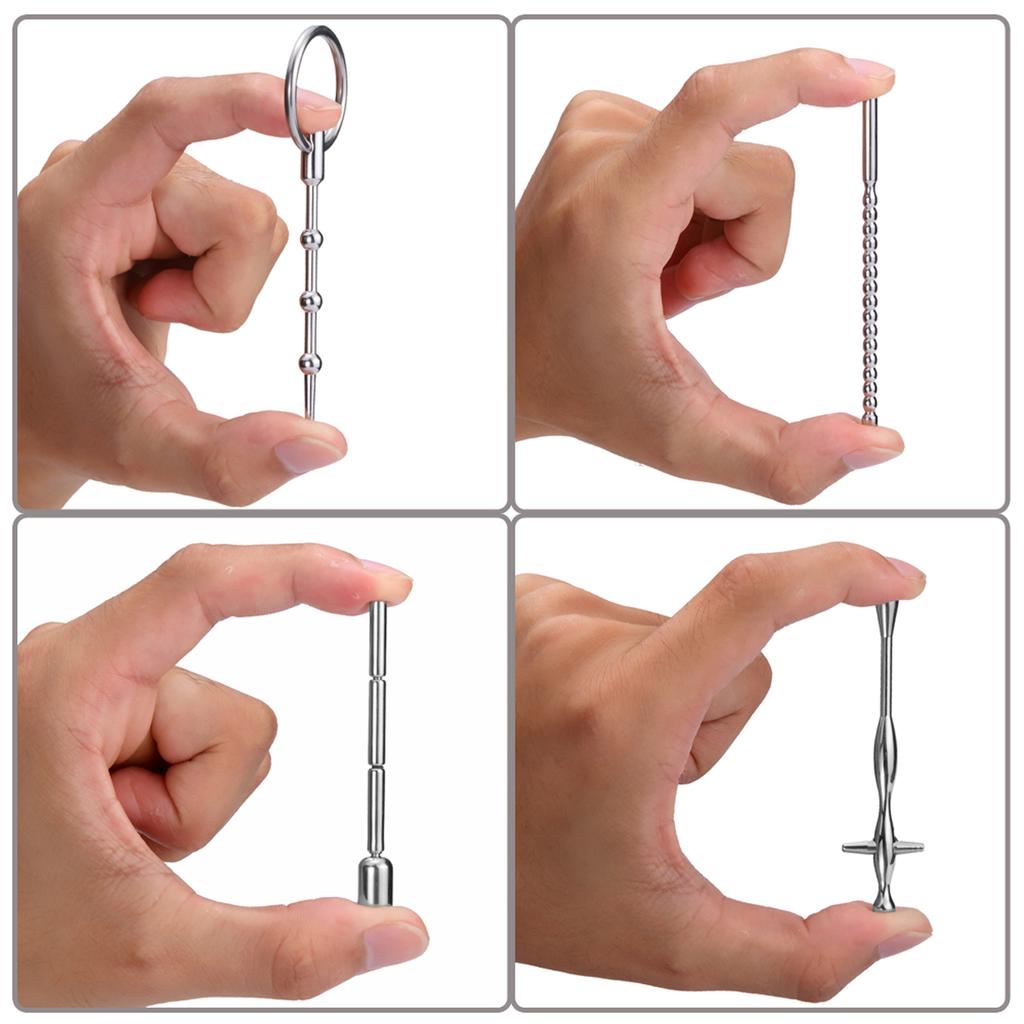 1PCS Metal urethra dilators, beginner's urethra training, penis masturbation sex games, male sex toys