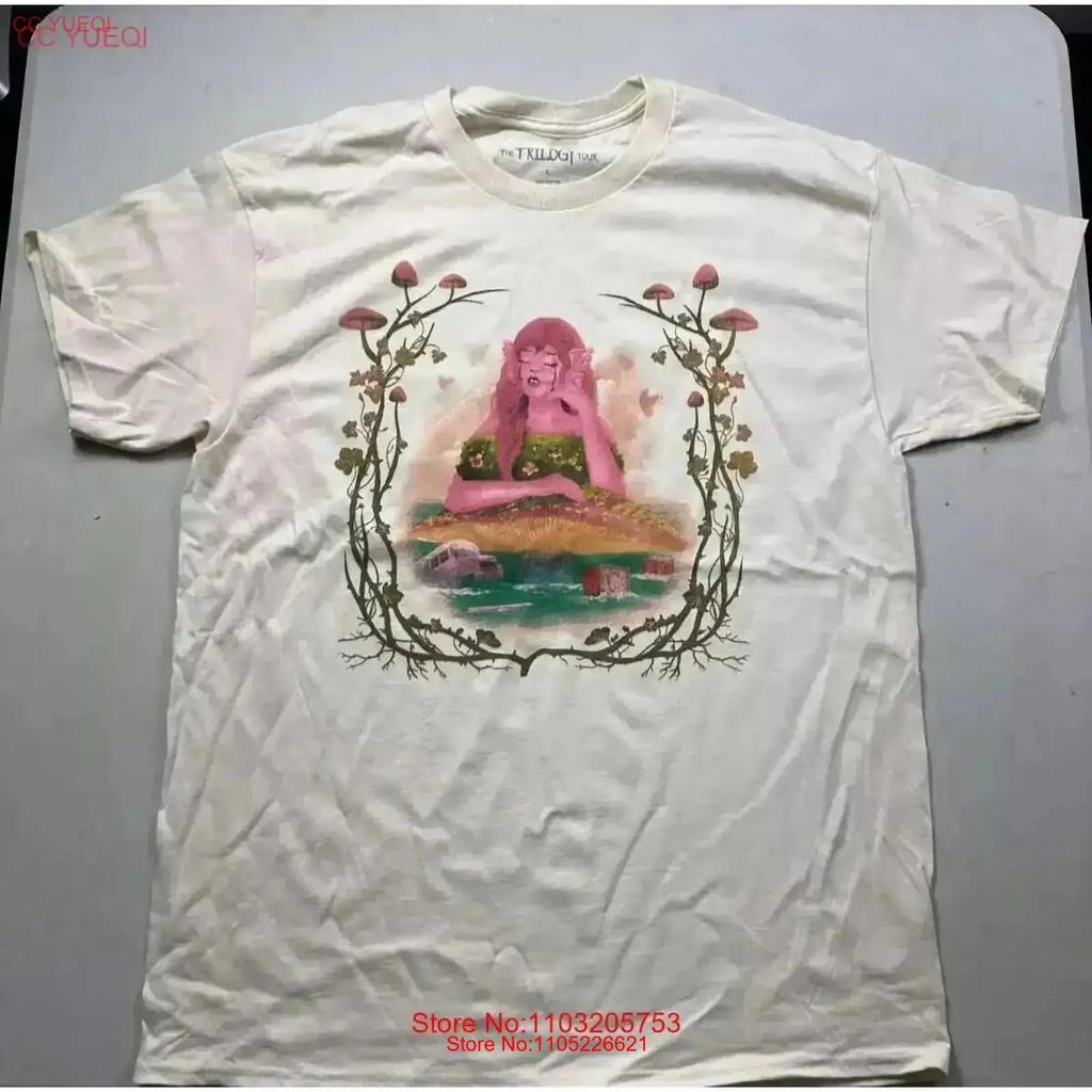 Melanie Martinez Trilogy Tour Short Sleeve White Color Shirt Kv30155 Vintage Streetwear Fashion Graphic Casual Versatile