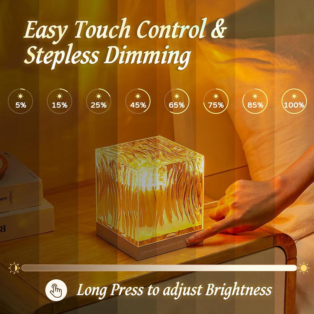 Neuer Nordlicht Sternenhimmel Projektor Lampe Ozean Projektor Lampe Bar Party Atmosphärenlicht Dekoration Nachtlicht Weihnachtsgeschenk