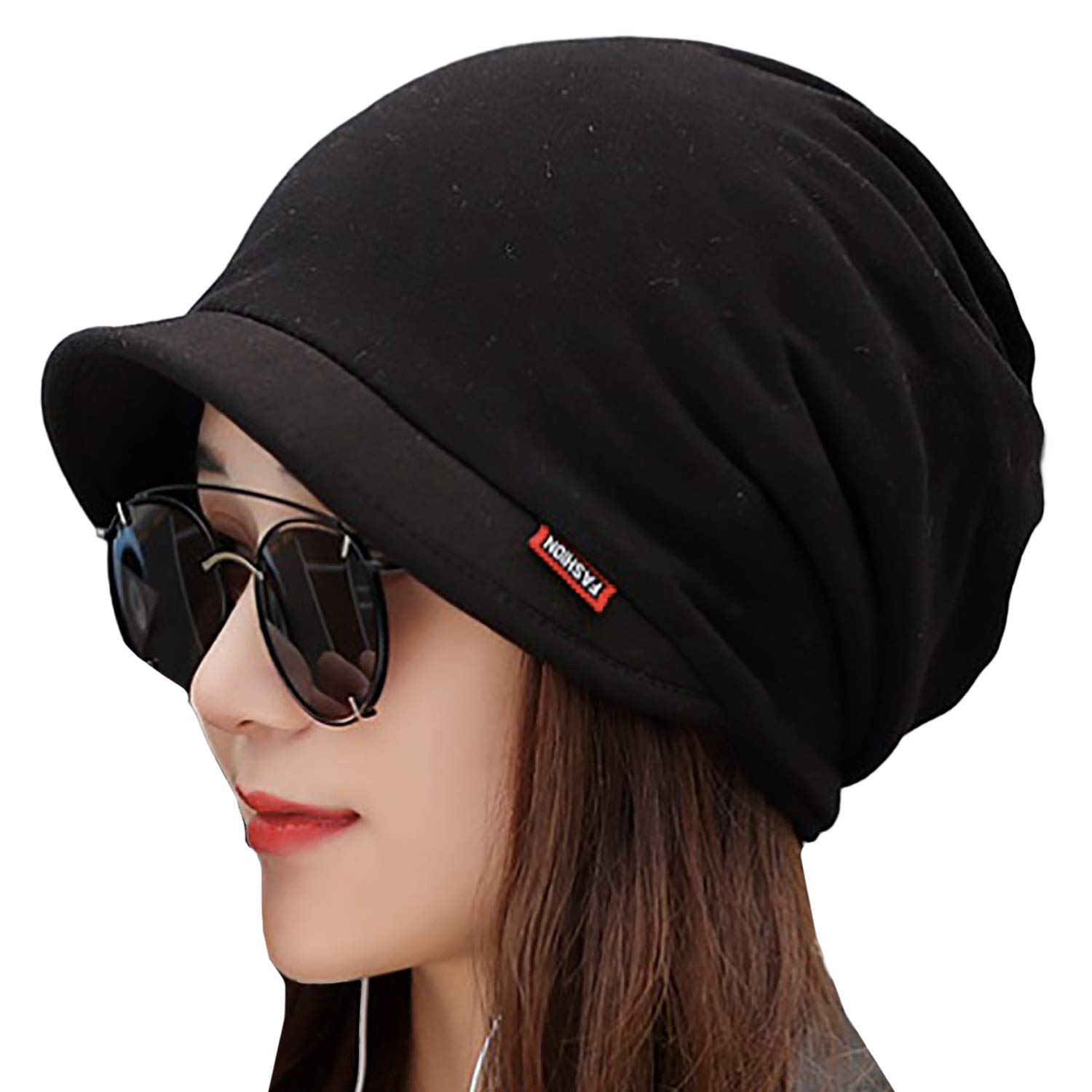 

CHROME CRANE Knit Neck Warmer with Stylish and CB024 Women s Hat, Headband, Brim, Casual, (02.Black)