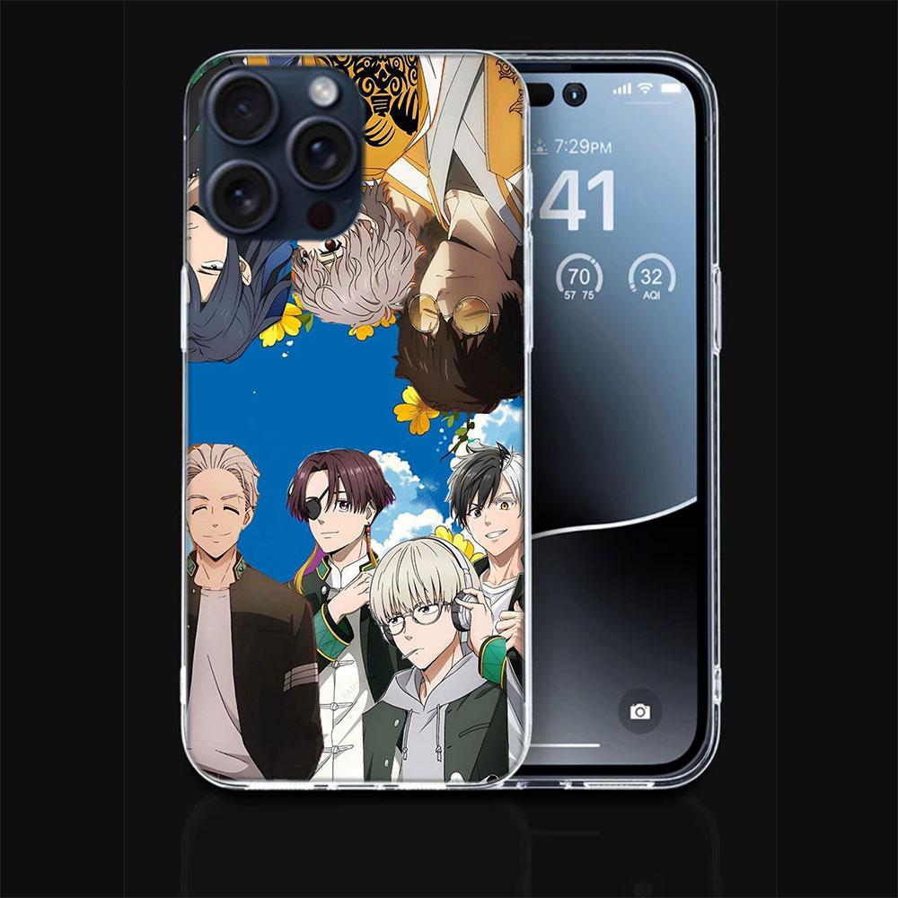 Anime Wind Breaker Sakura Clear Phone Case For Iphone 17 Air 16 Pro Max 15 Pro 14 Plus 17E 16E 11 13 12 Mini Cover Cases Fundas