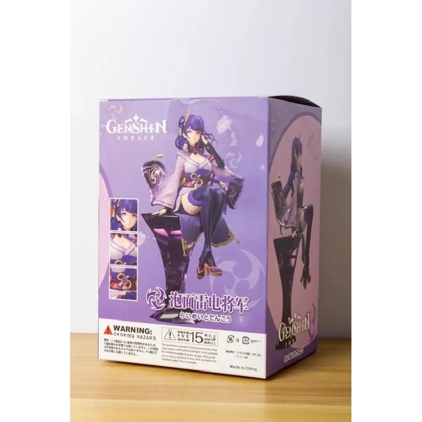 17cm Genshin Impact Raiden Shogun Figure Gk Girls Model Doll Collection Decorate