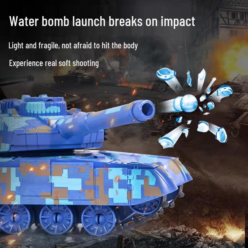 Remote Control Tank with Projectile Firing & Smoke Effect for Kids