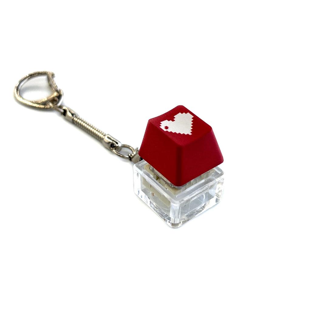 Decompression Keychain Mechanical Keyboard Button Keyring Fingertip Key Cap Pendant Antistress Toy