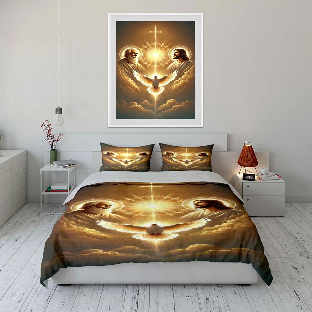Heavenly Radiance Soaring Free Bedding Sets Duvet Covers Pillowcases(1* Duvet Cover 2* Pillowcases Without Duvet Insert)