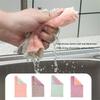 2-sides Thicken Kitchen Cloth Soft Coral Velvet Washing Rag Non-stick Absorbent Towel