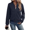 2024 New Autumn Long Sleeve Zipper Cardigan Solid Color Jacket