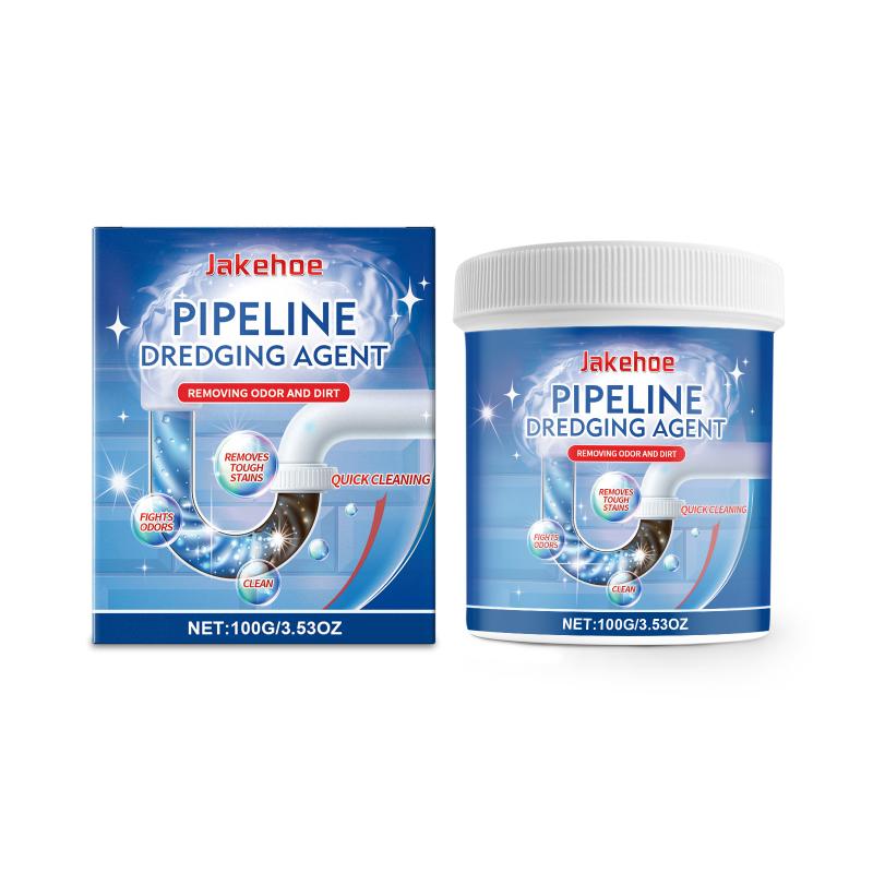 Pipeline Dredging Agent Efficiently Remove Blockages In Pipelines Eliminate Odors Dissolve Oil Stain Strong Drain Cleaner Powder