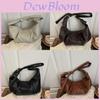 Pu Retro Dumpling Bag With Zipper Closure For Casual Street Style Daily Use
