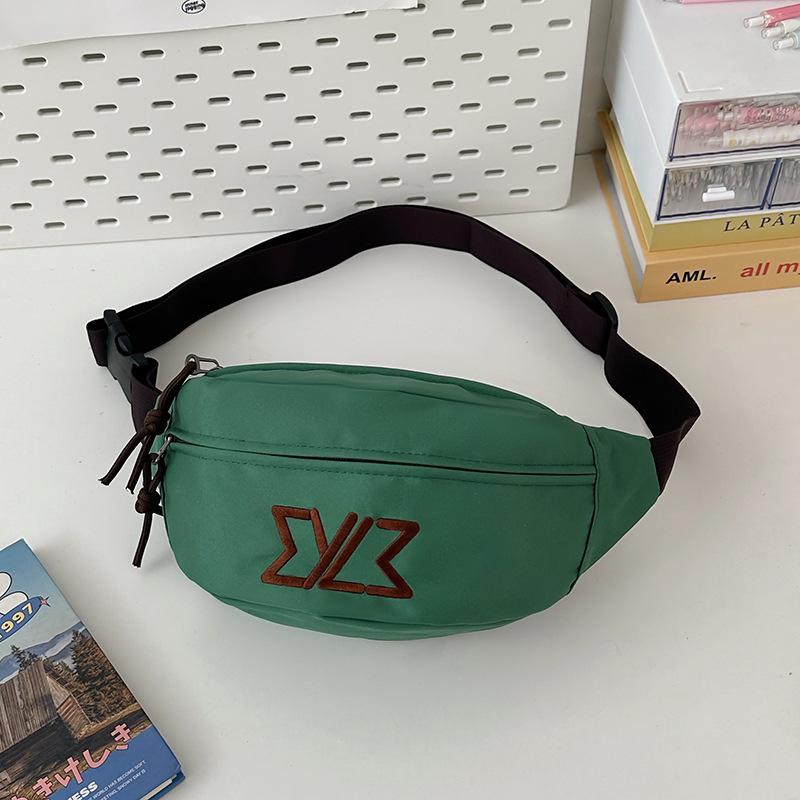 New Breast Bag Women's Messenger Bag Versatile Couple Mobile Phone Fanny Pack Large Capacity Trendy Satchel Men's Single Shoulder Bag
