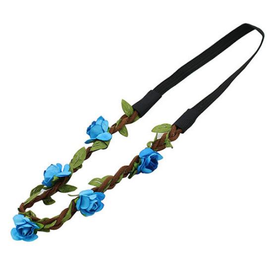 Boho Style Floral Flower Headband Festival Party Wedding Lady Garland Hairband