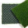 Artifical Grass Tiles Interlocking Turf Deck Synthetic Fake Grass Self-draining Mat Flooring Decor Pad Multi-Purpose Dog Mats