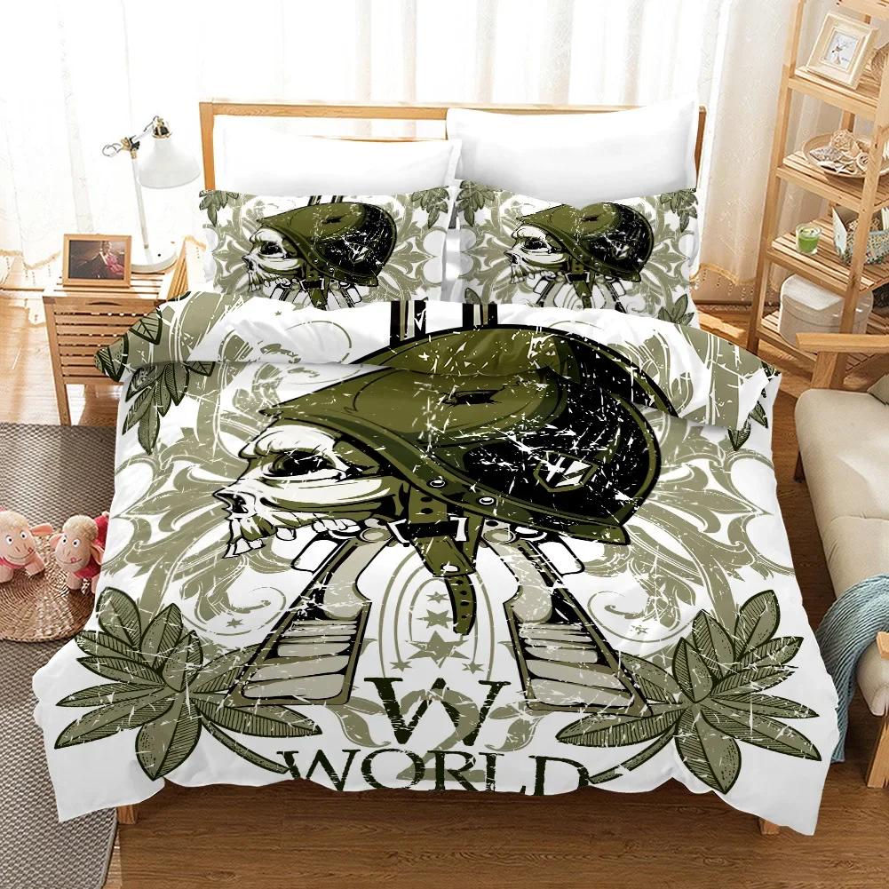 Black And White Milk Pattern Bedding Set Simple Style Soft And Comfortable Duvet Cover Set 3-Piece Children's Duvet Cover Set