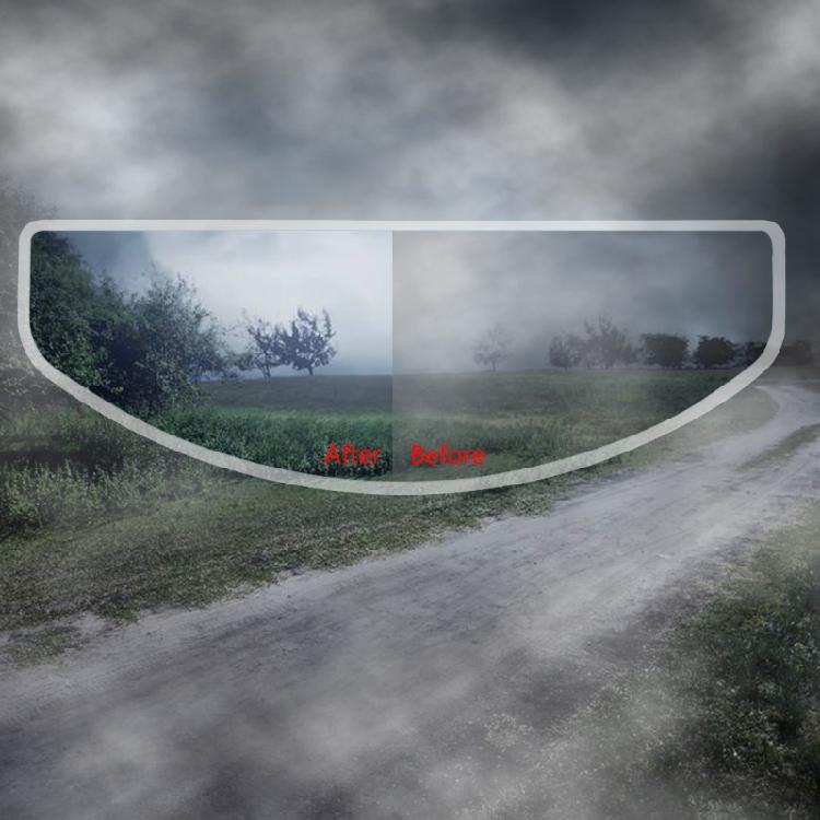 Universal Motorcycle Helmet Lens Film Clear Visor Shield Patch Rainproof Sticker