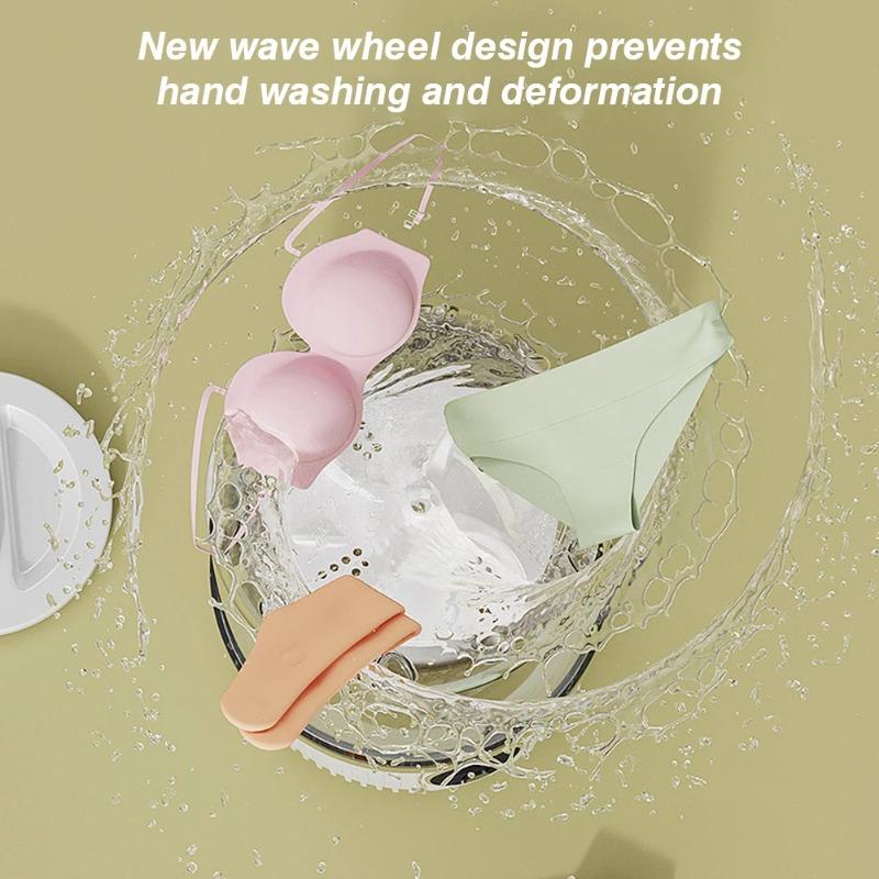 Underwear Washer with Laundry Cup Cordless Small Washing Machine Rechargeable Portable Washing Machine for Bra Underwear Socks