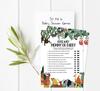 Inkdotpot Who Said it Game Mommy Or Daddy 50 Sheet Fun Baby Shower Game Gender Neutral Greenery & Animals Party Supply-7931