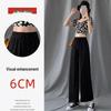 2025 Women's High Waist Wide Leg Ice Silk Pants - Spring/Summer Loose, Slimming, Floor-Length.