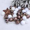 31Pcs Christmas Baubles Ornament Shatterproof Decorative Baubles For Christmas Tree Wedding Winter Festival Celebration