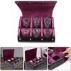 Watch Travel Case - for Men - for Women -New Watch Roll Travel Case Organizer Display - Watch Case - 6 Slots Watch Box Organizer
