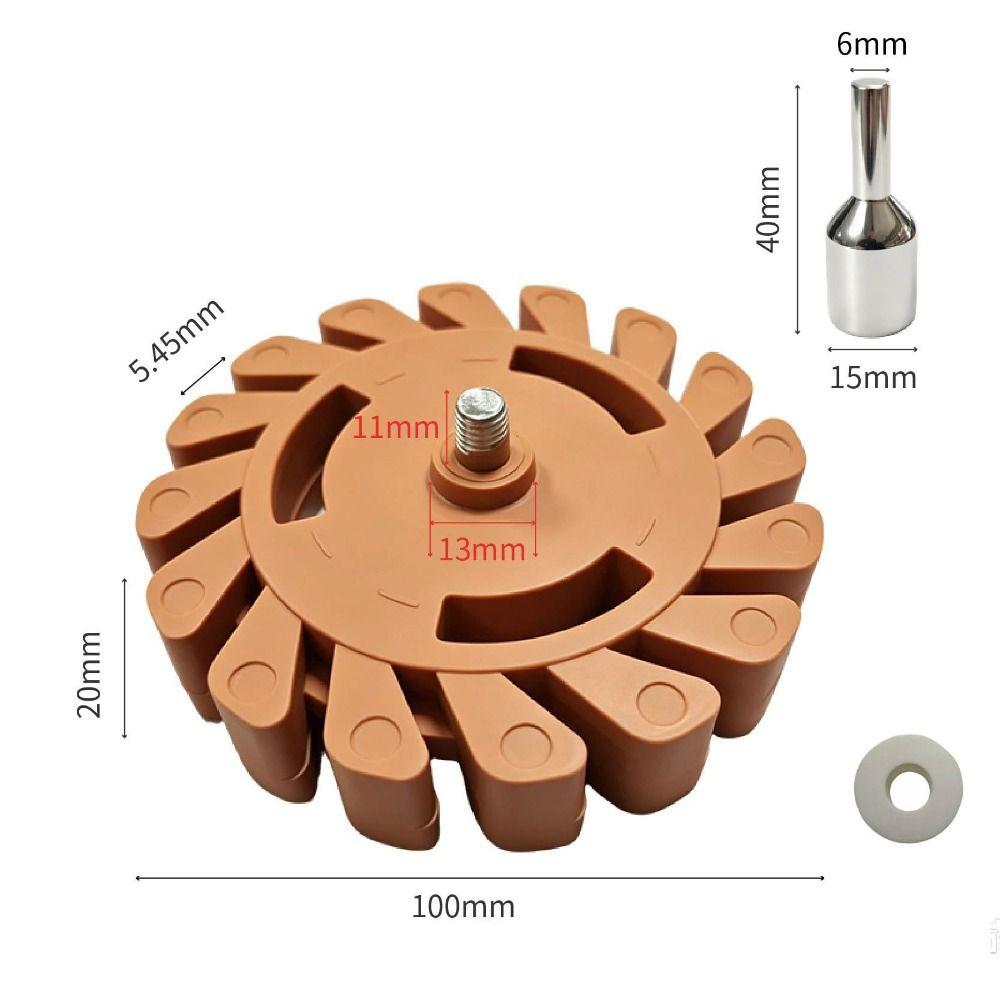 Rubber Eraser Wheel Decal Eraser Wheel 20mm Glue Remover Disc New Sticker Remover Wheel Car Repair