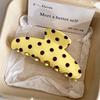 Hairpin Polka Dot Hair Clip Large Grab Clip Personalized Acetate Shark Clip  Streetwear