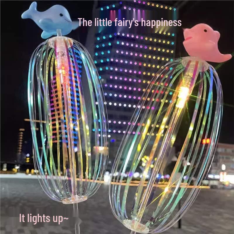 

Children s Light-Up Bubble Flower Magic Wand Toy