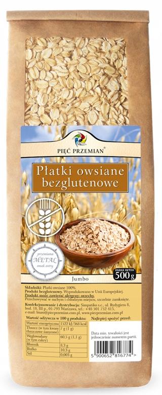 Gluten-free Five Transformations Oat Flakes 500g Jumbo