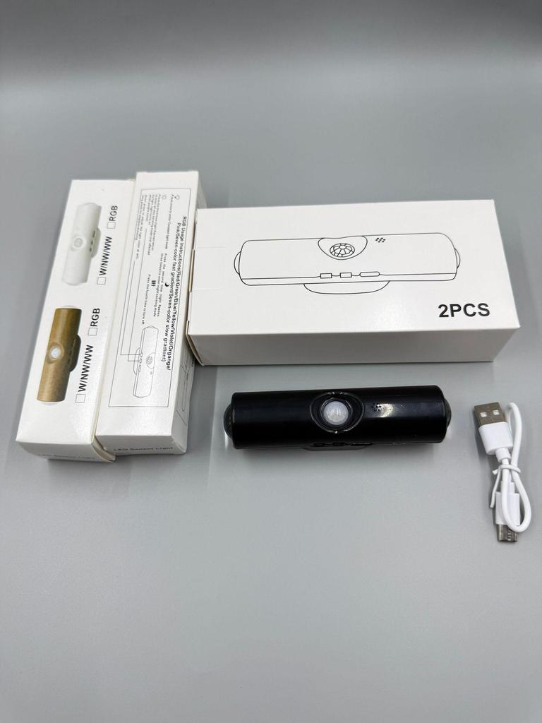 Rechargeable Wall Light: Wireless Bedside Lamp with Motion Sensor and Colorful Gradient for Bedrooms and Hallways