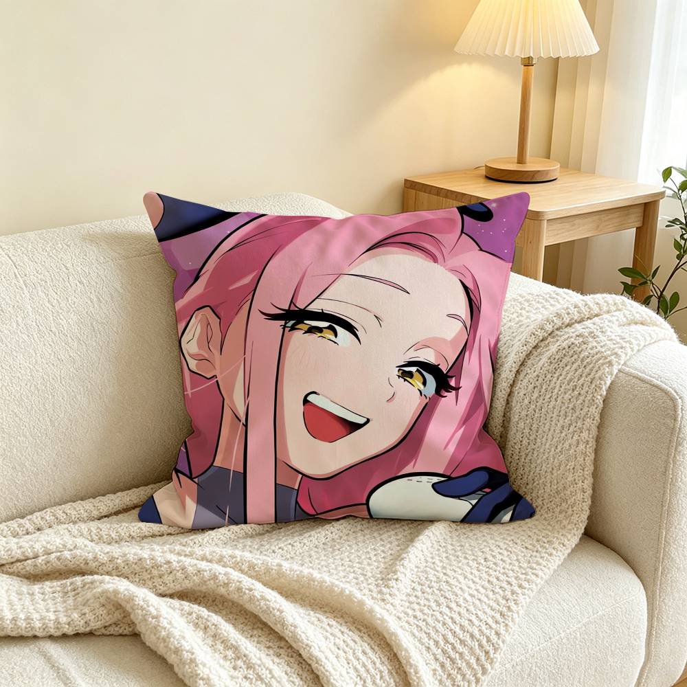 Alien Stages Mizi Square Double-Sided printed Pillow Case Bedroom Bedside Pillow Sofa Cushion Cover