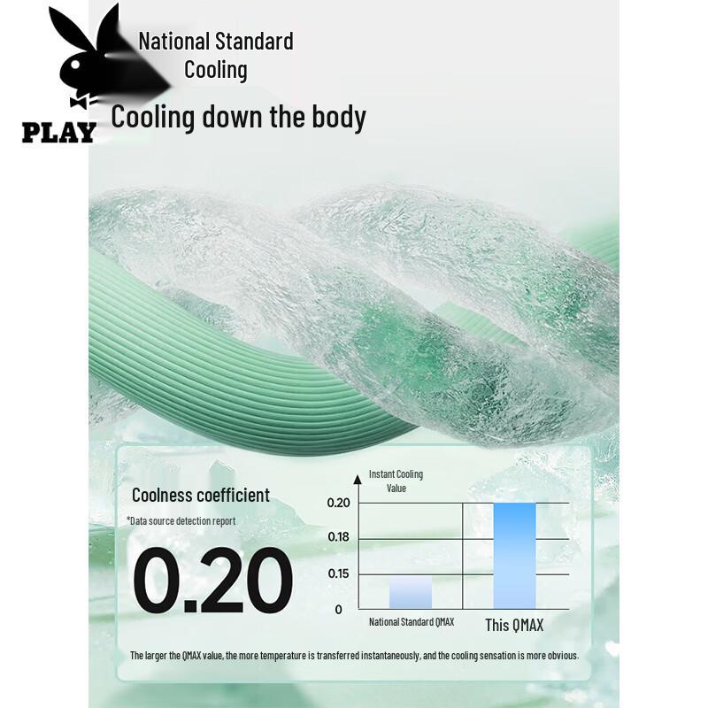 PLAYBOY Men's Cool Quick Dry Short Sleeve T-Shirt
